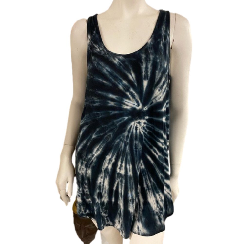 Tie Dye plus size tank top